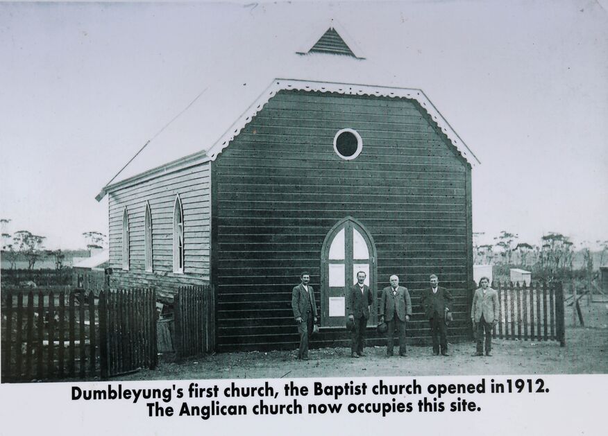 Dumbleyung Baptist Church - Former - From Information Board