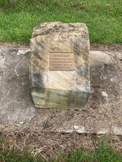 St Josephs Catholic Church - Former - Historic Marker