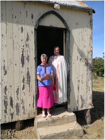 All Saints Anglican Church - Church Warden Molong Mary & Archdeacon Harris 07-12-2019 - John Brisbane