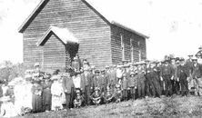 Apostolic Church of Queensland - Ropeley 00-00-1914 - Photograph supplied by Vicki Dunstan - Opening Dedication.