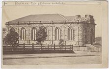 Brougham Place Uniting Church - Before Tower Construction 00-00-1870 - State Library of South Australia - See Note.