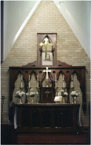 Church of St Alban Liberal Catholic - Former - Altar & Sanctuary 25-11-1990 - L Langley