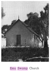 Emu Swamp Methodist Church - Former 00-00-1900 - See Note 1 - p18