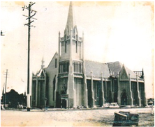 Graceville Uniting Church - Under Construction 00-00-1930 - Photograph supplied by Julie Wimberley - 20 July 2020