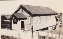 Gympie Presbyterian Church - Early photograph of church building unknown date - Photograph supplied by Daniel Saunders