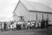 Haigslea Methodist Church - Former - Church Anniversary 00-00-1965 - Supplied by John Huth, Wilston, Brisbane - See Note.