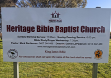 Heritage Bible Baptist Church 00-07-2022 - Alex Powell - google.com.au