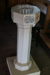 Holy Cross Catholic Church - Baptismal Font 21-05-2017 - John Huth, Wilston, Brisbane