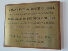 Maleny Uniting Church 12-03-2016 - John Huth, Wilston, Brisbane