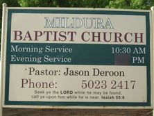 Mildura Baptist Church 14-01-2020 - John Conn, Templestowe, Victoria
