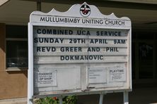 Mullumbimby Uniting Church 26-04-2018 - John Huth,  Wilston,  Brisbane