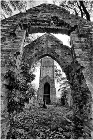 Old Boydtown Church - Never Completed.