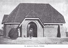 St Andrew's Anglican Church  unknown date - Photograph supplied by David Wiedemann 12/3/2018