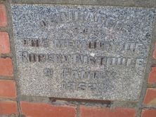 St Andrew's Presbyterian Church  - Stone Tablet 03-02-2016 - John Conn, Templestowe, Victoria