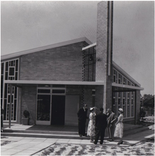 St Augustine's Anglican Church 02-11-1957 - Hill - Wedding Day