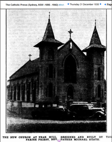 St James' Catholic Church 00-12-1936 - Photograph supplied by Karl Quinn, Ireland