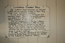 St John's Lutheran Church - Former - Notice on Wall 20-03-2017 - John Huth, Wilston, Brisbane