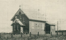 St Kevin's Catholic Church - Former - Earlier Church Building 00-00-1935 - c. 1935 Burnett and Isis Pictorial) - See Note.