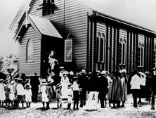 St Mary's Catholic Church - Earlier Building - Possibly Opening 00-00-1907 - John Oxley Library - See Note