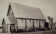 St Patrick's Catholic Church - Former + Congregation unknown date - Early Photograph - History -stmaryscorowa.com