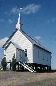 The Apostolic Church of Queensland - Goomeri (At Tansey before move) 00-05-1975 - Photograph supplied by Mark Baker