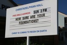 The Christadelphian Ecclesia Redcliffe 18-03-2019 - John Huth, Wilston, Brisbane