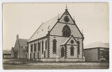 Unity Hill Uniting Church - 1908 Building - 1867 Church as Hall Behind 00-00-1914 - SLSA - https://collections.slsa.sa.gov.au/resource/PRG+559/3