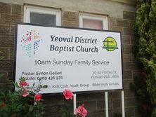 Yeoval District Baptist Church 03-05-2017 - John Huth, Wilston, Brisbane.